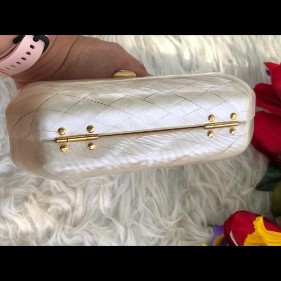 🌺GORGEOUS Mother of pearl clutch//shoulder bag 🌺 - Picture 7 of 12